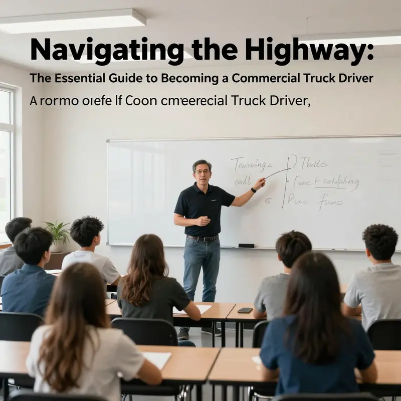 Age and legal work authorization requirements for aspiring truck drivers.