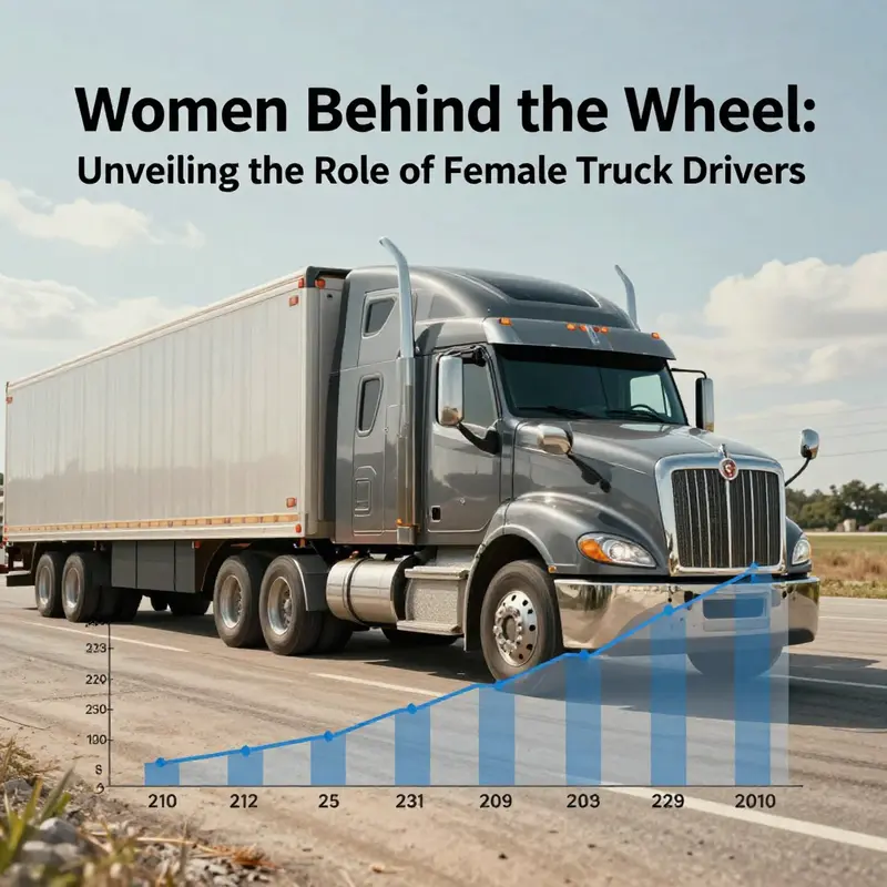 Women truck drivers are gaining representation in the industry, showcasing diversity and dedication.