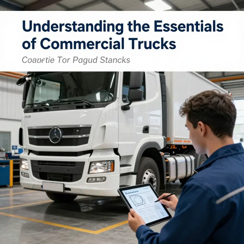 A visual representation of different types of commercial trucks showcasing their classifications.