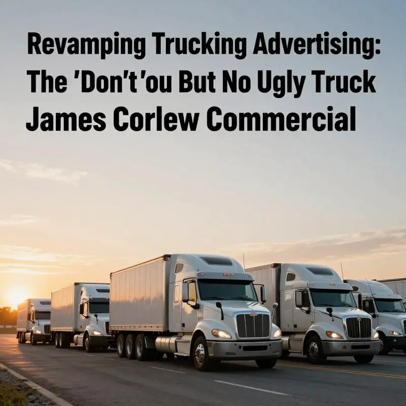 A vibrant sunrise illuminating a fleet of trucks on the road, symbolizing opportunity and growth in the logistics sector.