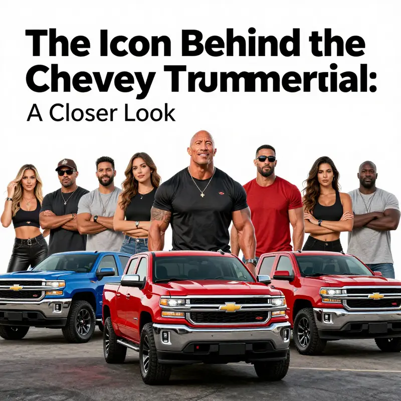 The iconic actor from Chevy Truck commercials emphasizing functionality and strength.