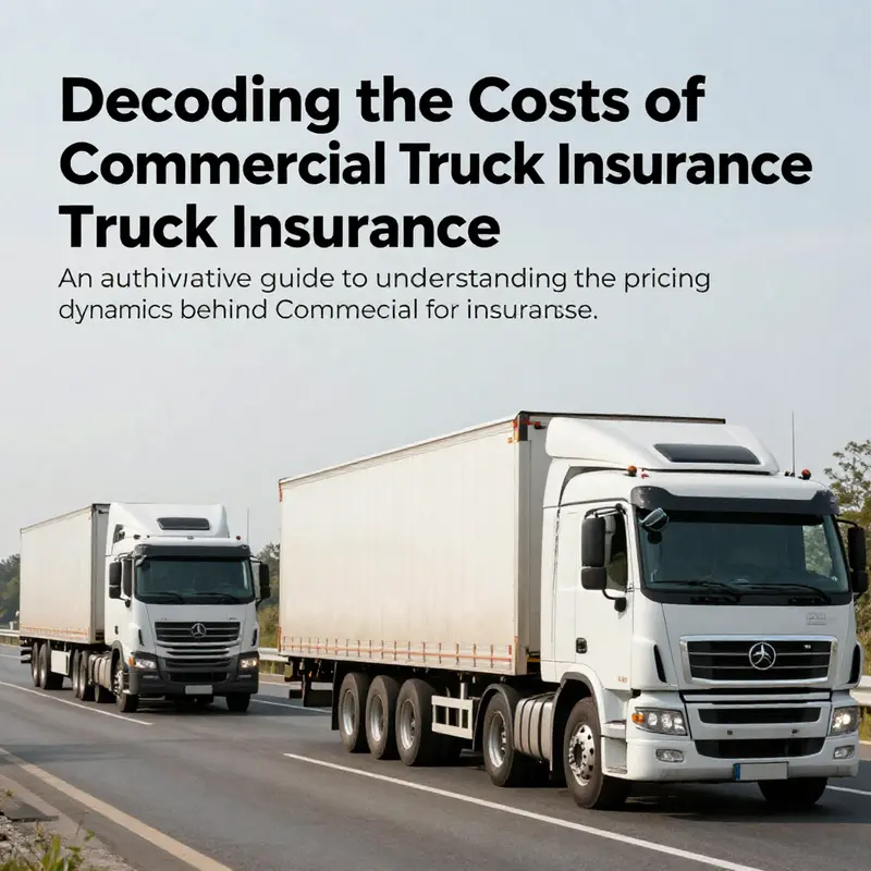 Image depicting commercial trucks on a highway to emphasize the importance of truck insurance within the logistics sector.