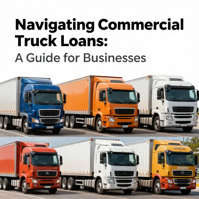 A vibrant collage of commercial trucks operating in different environments, emphasizing their significance in various industries.