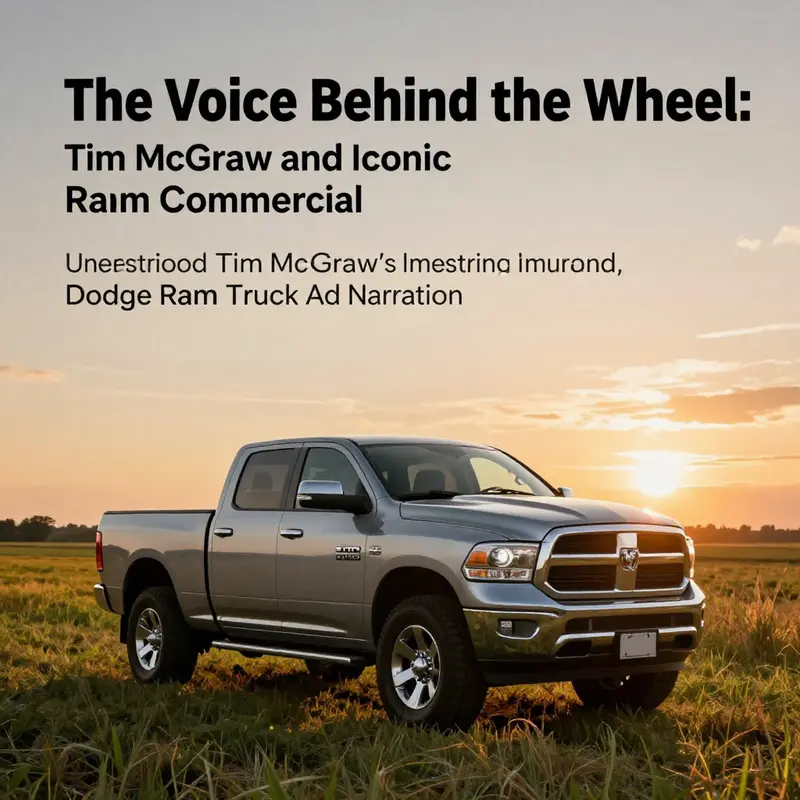 A Dodge Ram truck in a picturesque farmland setting with a sunset, representing the connection between the vehicle and agricultural values.