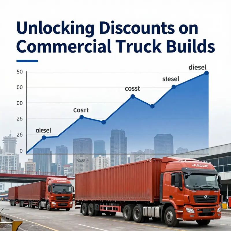 An overview of diverse commercial truck builds available for procurement.