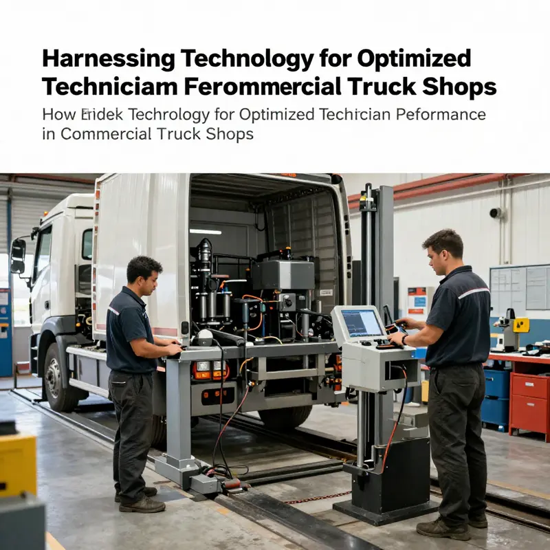 Technicians monitoring performance metrics through advanced integration of digital tools.