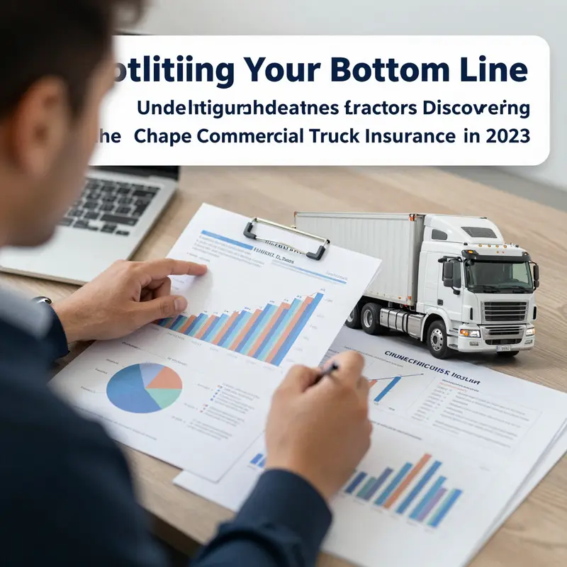 A comprehensive analysis of commercial truck insurance costs across the United States in 2023.