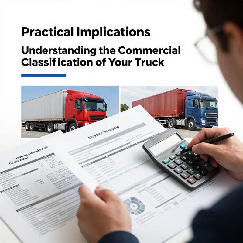 A truck actively used for transporting goods to a construction site, underlining its commercial purpose.