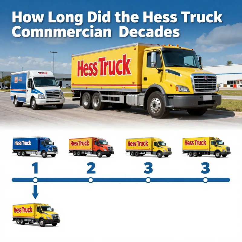 A nostalgic look at the Hess Truck commercial, showcasing its impact on advertising.