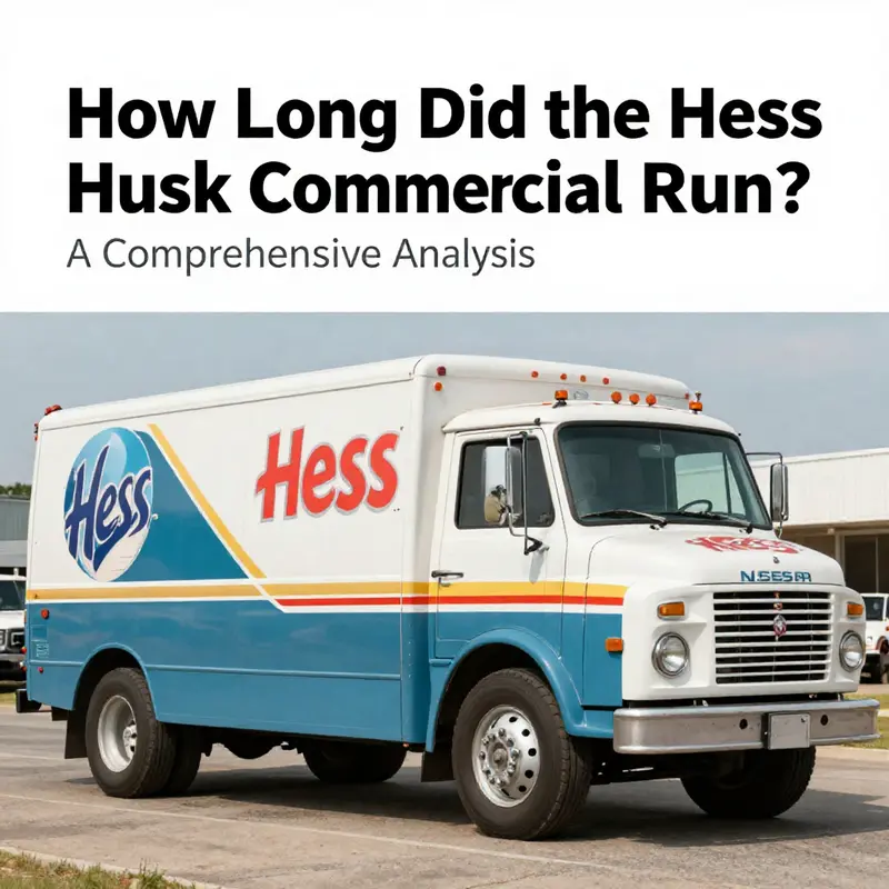 An image illustrating the cultural significance and longevity of the Hess Truck commercial.