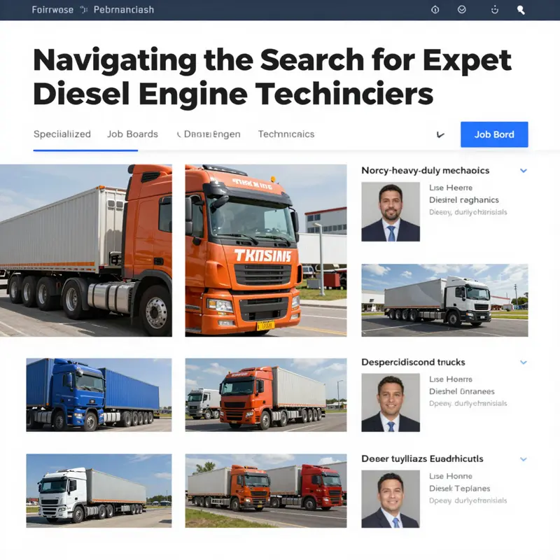Dedicated job boards for finding skilled diesel engine technicians.