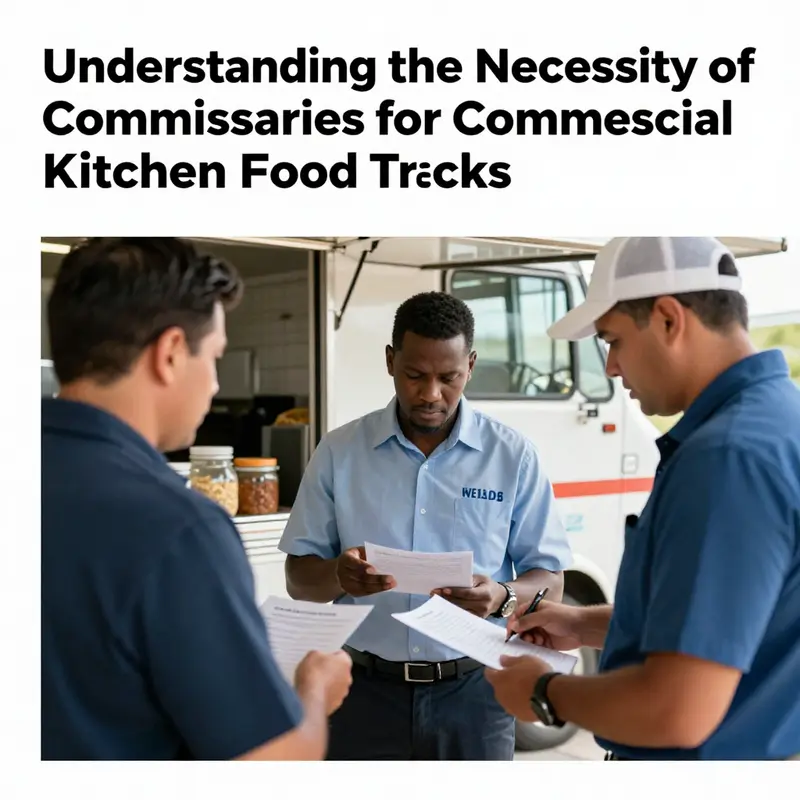 Food trucks rely on commissaries for essential compliance services.