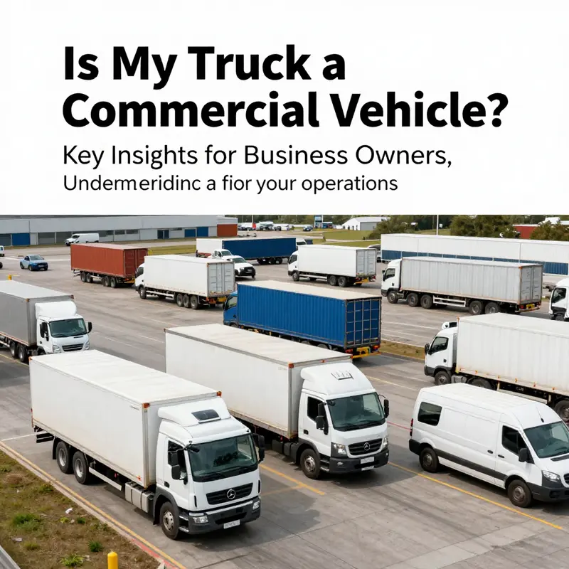 An active logistics hub with multiple trucks representing the commercial vehicle sector.