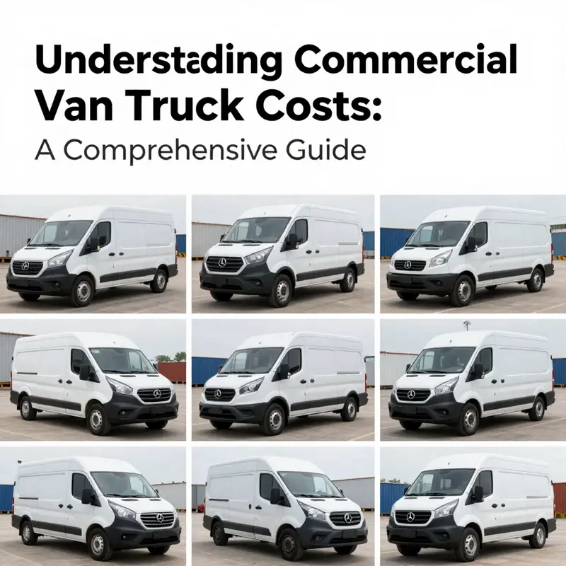 A visual representation of different commercial van truck types available for procurement.