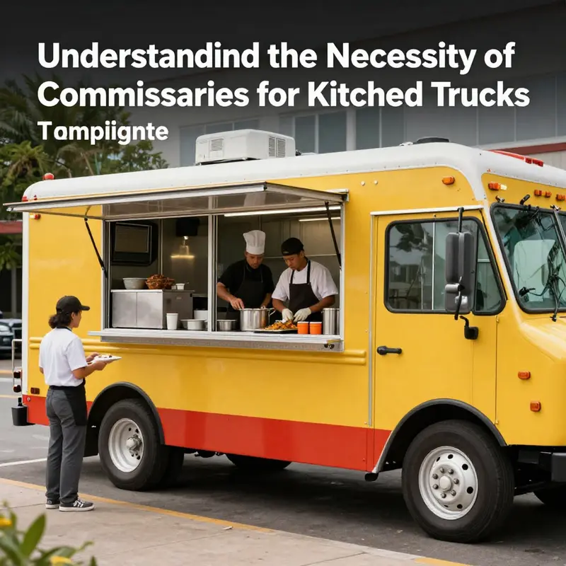 Food trucks rely on commissaries for essential compliance services.