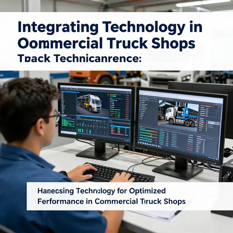 Technicians monitoring performance metrics through advanced integration of digital tools.