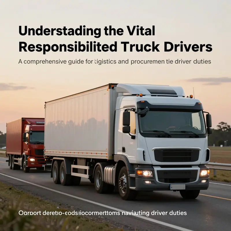 A commercial truck driving down a highway with a colorful sunset in the background, representing the truck driving profession.