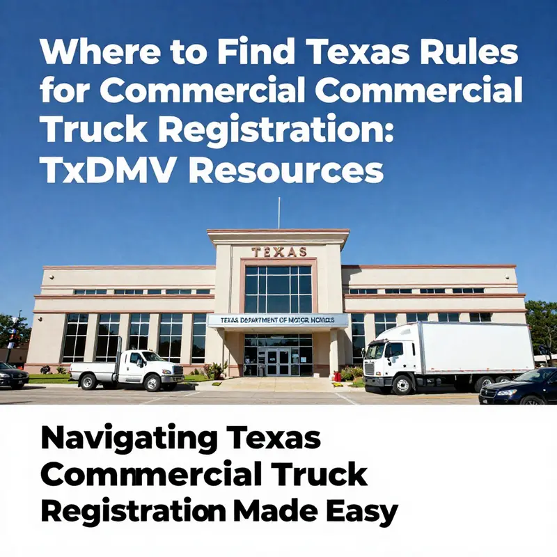 The Texas DMV headquarters, the primary resource for commercial truck registration guidelines.