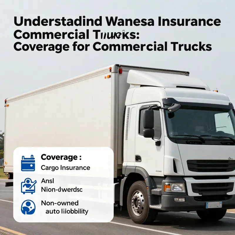 An overview of the diverse commercial truck options insured by Wanesa Insurance.