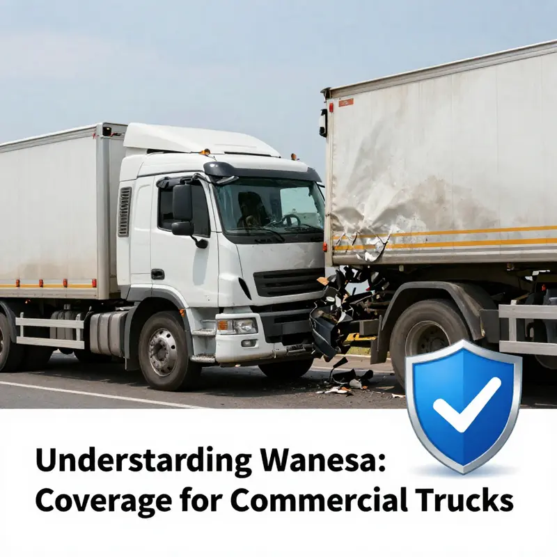 An overview of the diverse commercial truck options insured by Wanesa Insurance.