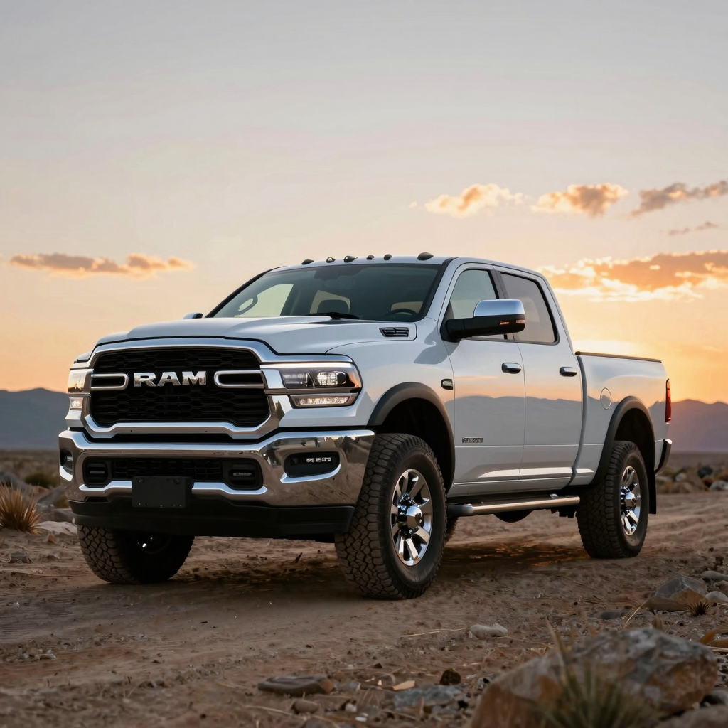 Ram 3500 Truck on Rugged Terrain
