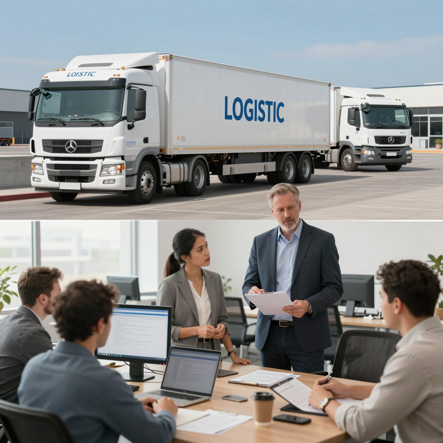 Logistics operations influenced by commercials