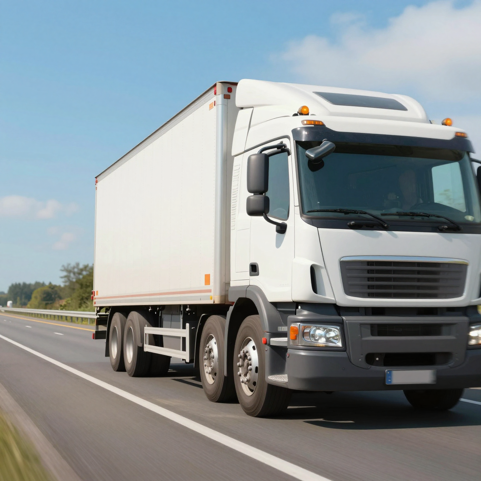 Commercial Truck on the Road