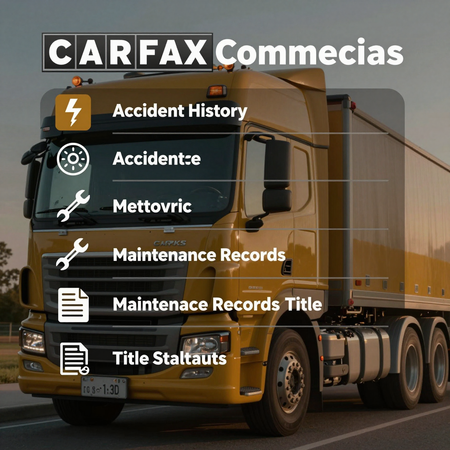 CARFAX Covers for Commercial Trucks