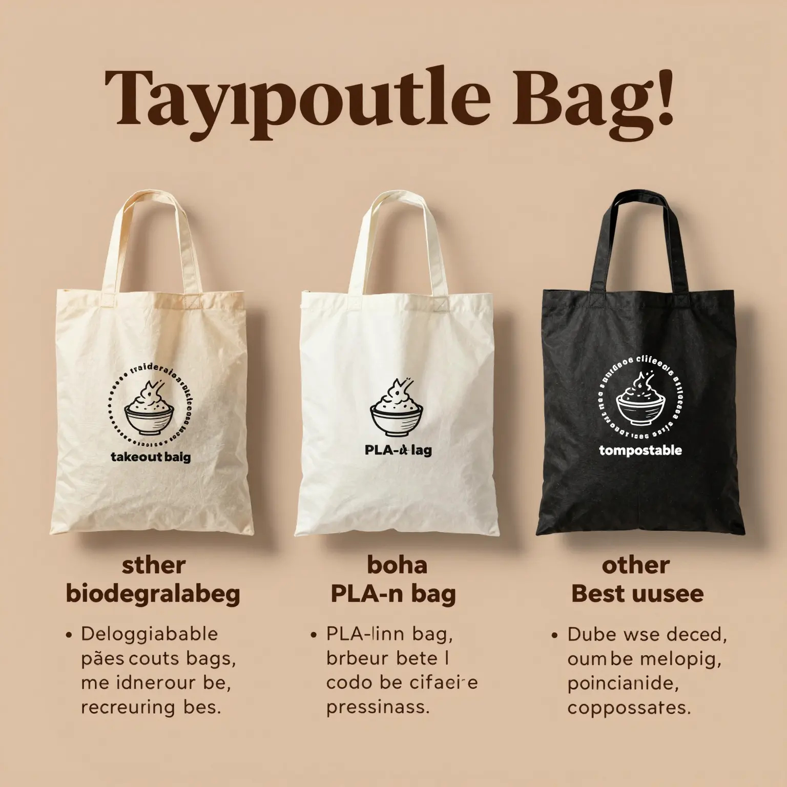 Compostable Takeout Bags Types