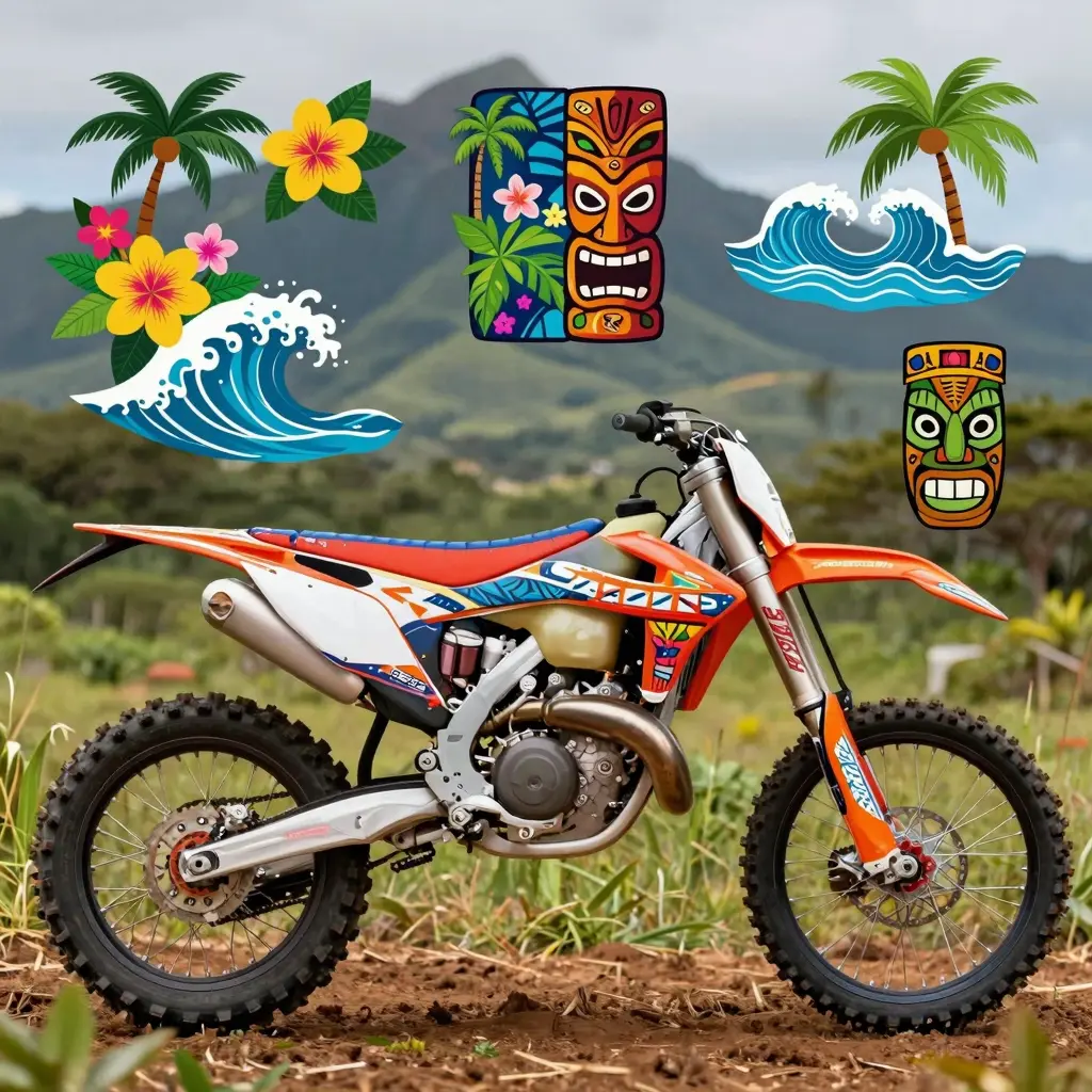 Hawaiian Dirt Bike Graphics
