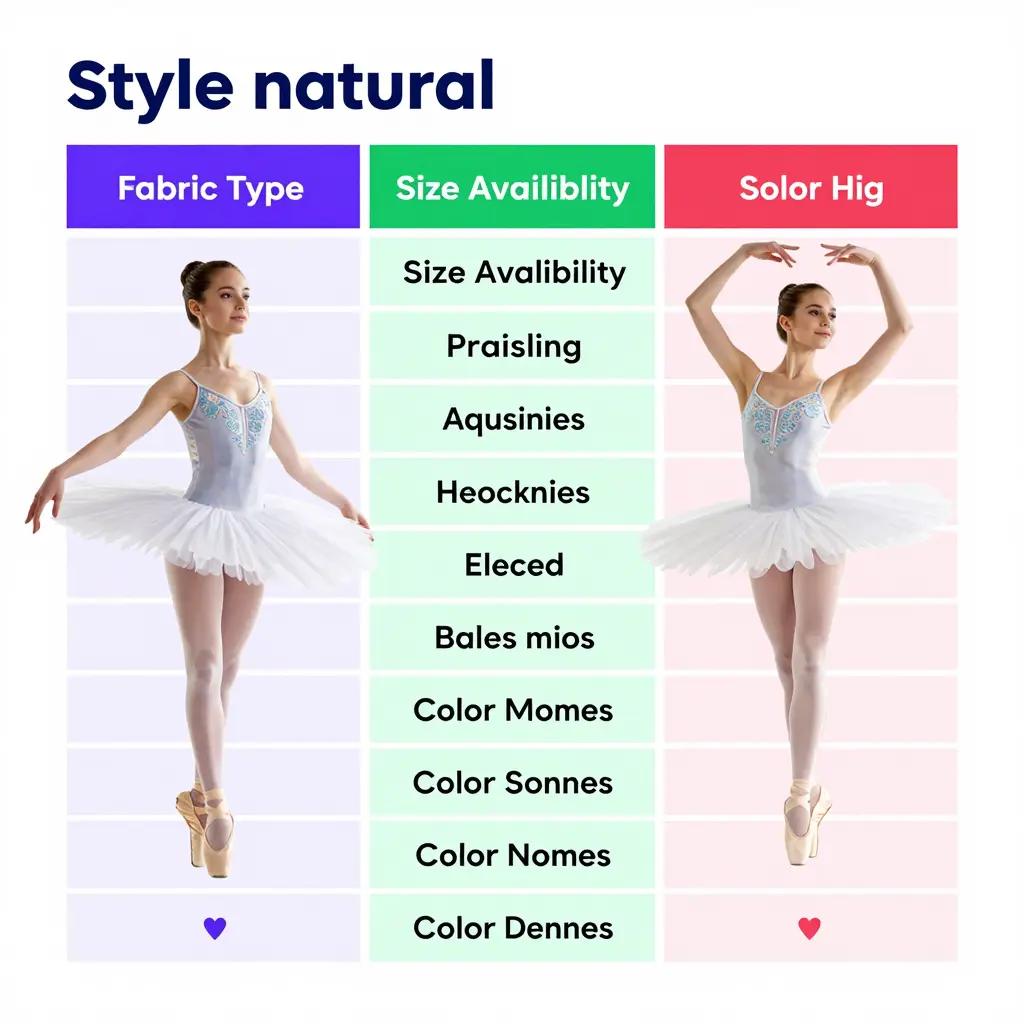 Legging Tutu Styles Comparison