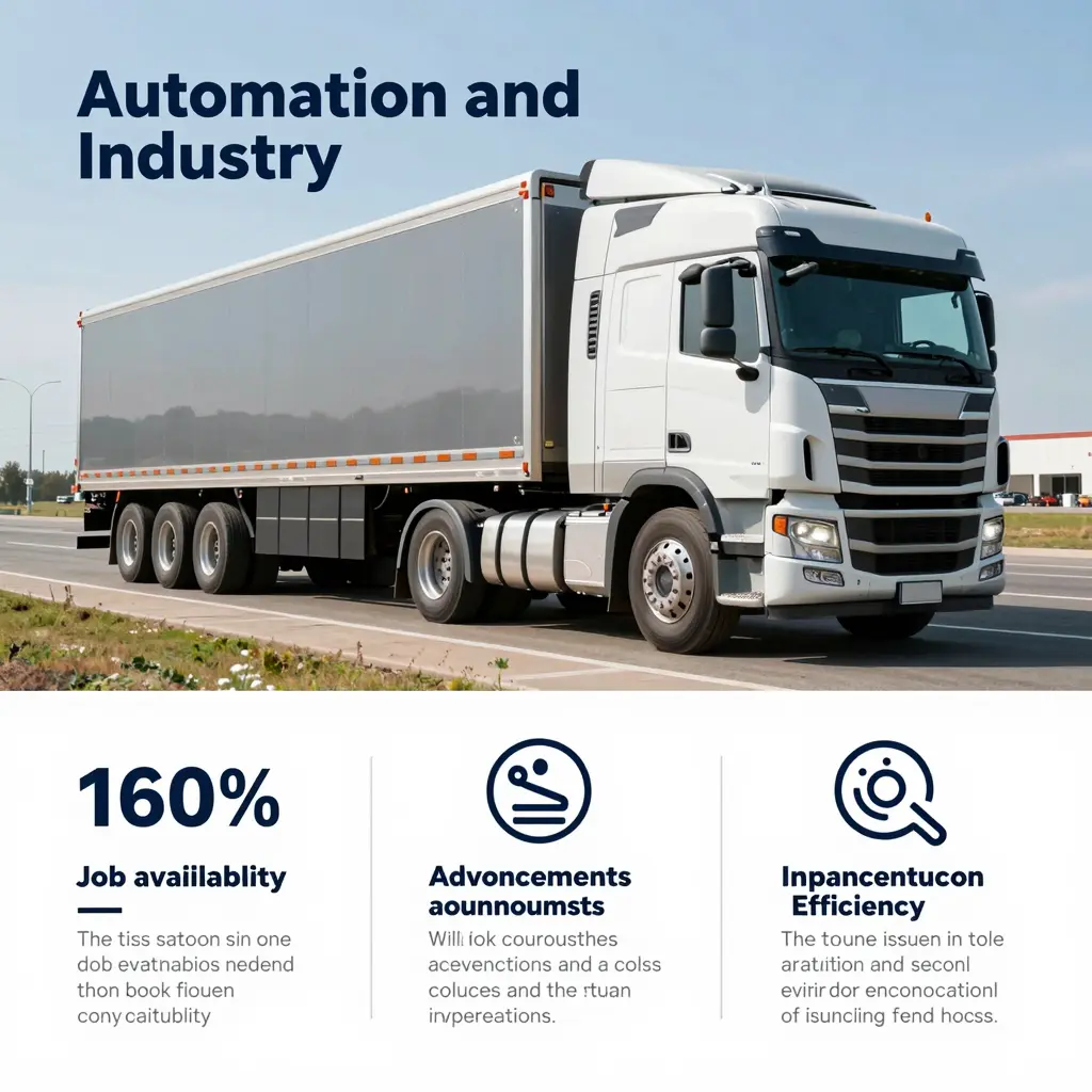 Automation in Trucking Infographic