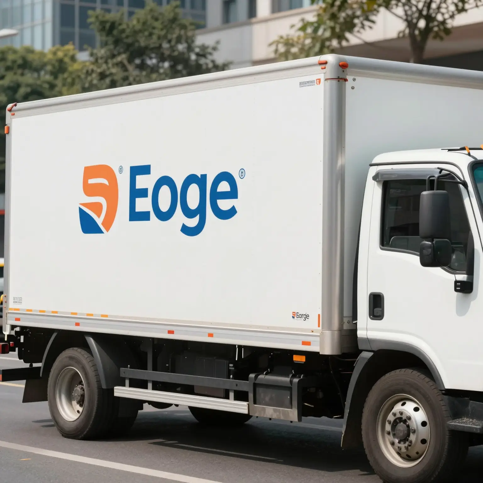Delivery Truck with Branding
